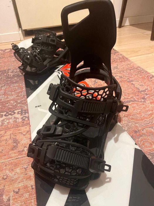 Legaturi Snowboard Legaturi Nidecker Supermatic Black 24/25 L INTL