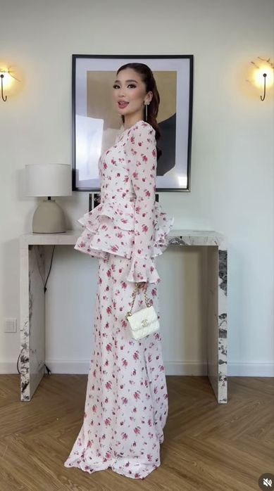 Платье со сьемной баской