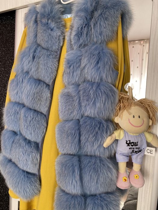 Vesta de blana naturala