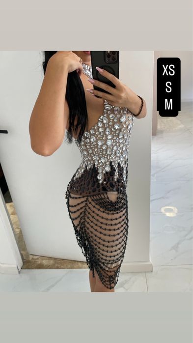 Rochie cu cristale