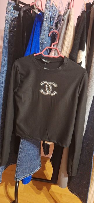 Черна блуза с/м размер