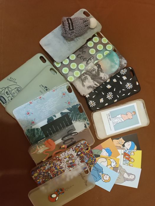 Huse iPhone SE 12 buc, toate la 10 lei