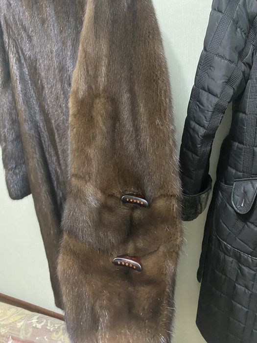 Норковая шуба, цельная