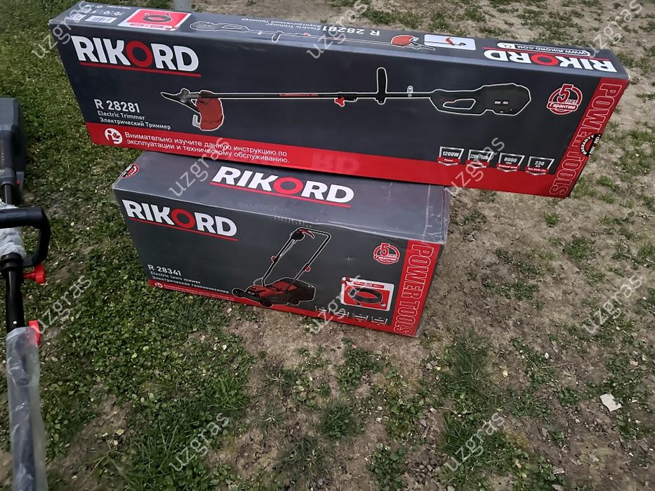Gazonakasilka RIKORD 1600W + trimmer 1200W + доставка по город Ташкент