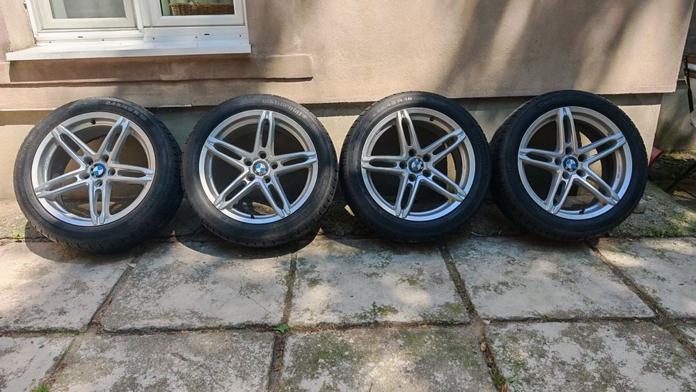 Set de 4 Roti complete R18 BMW - Jante Alutec + Anvelope Vara Continental SSR Runflat 245/45 R18 DOT 2025