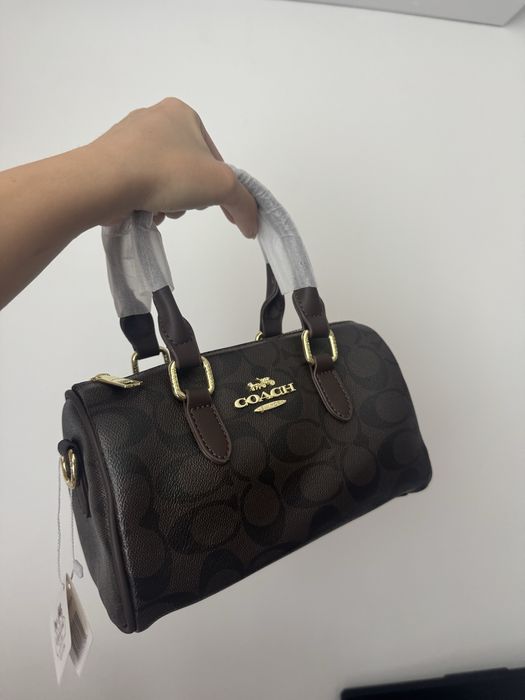 Geanta Coach Medie Maro/ Coffee