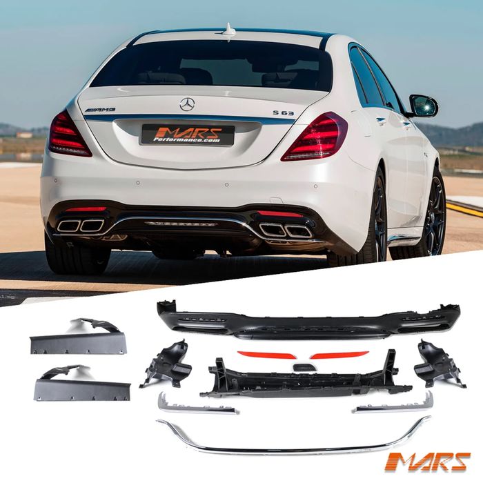 Mercedes W222 S63 диффузор в наличии