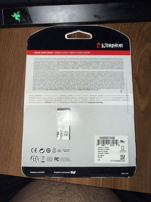 Ssd kingston A400 240gb