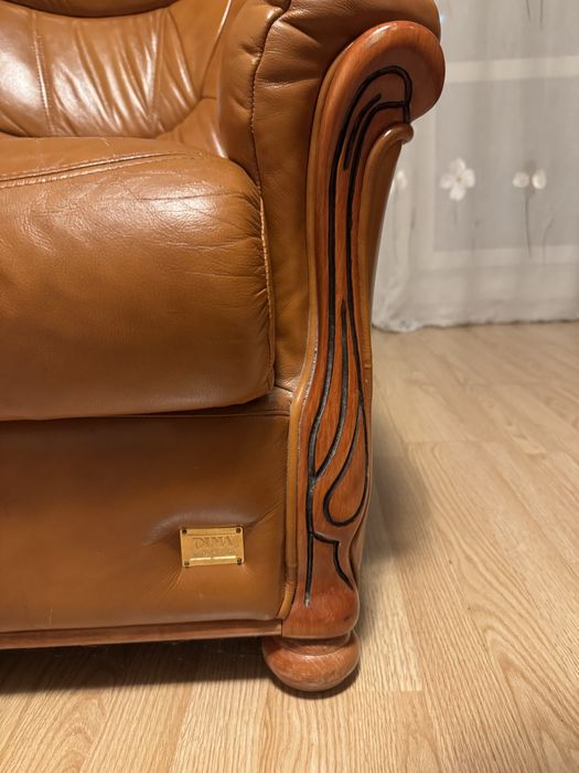 Canapea piele tip coltar