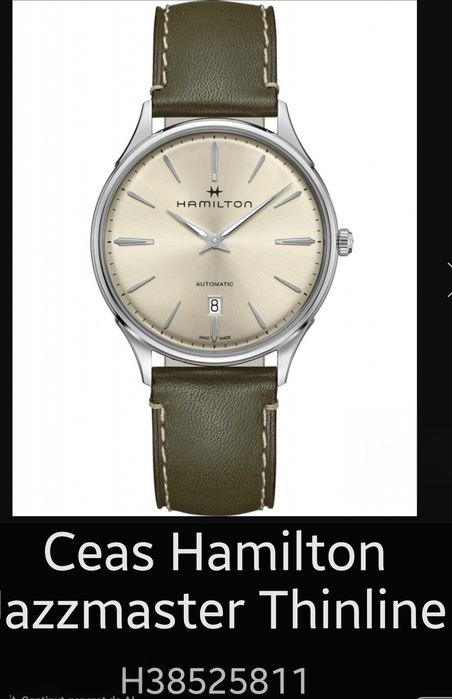 Ceas HAMILTON Jazzmaster Thinline Automatic