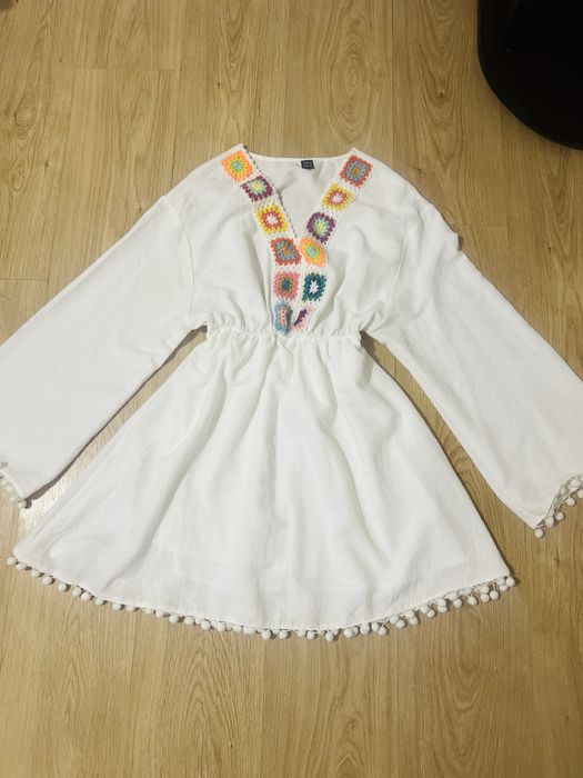 Fusta piele H&M si camasa neagra Primark