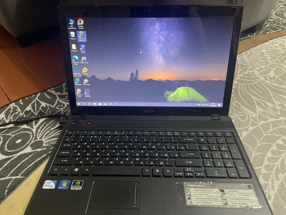 Ноутбук acer, window 10