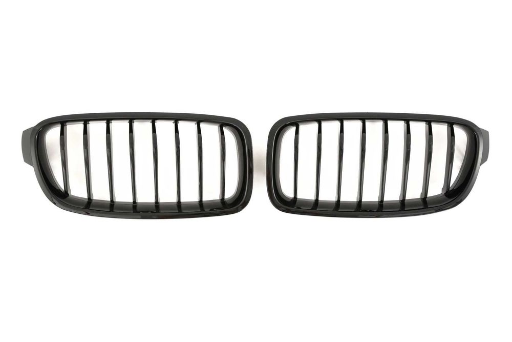 Grile Nari Bara Fata Simple BMW F30 F31 F35 F80, Negru Lucios, OFERTA