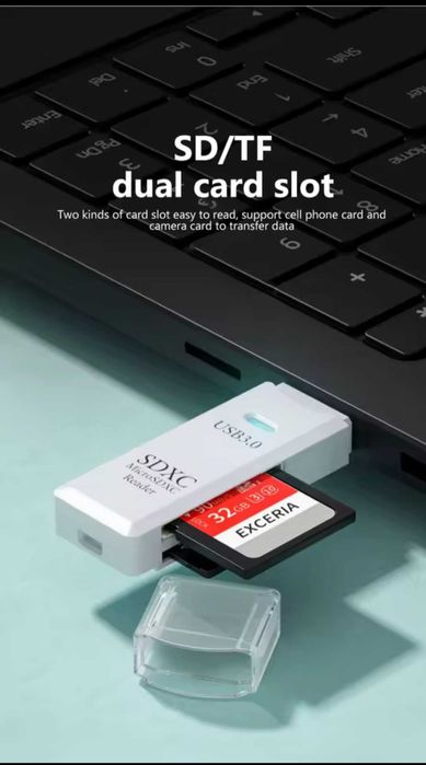 USB 3.0 Card Reader 2 In 1