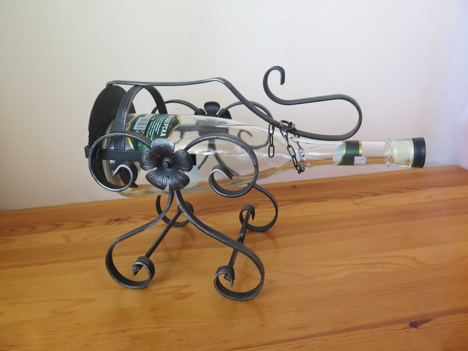 Декантер,поставка за

бутилка,ковано желязо