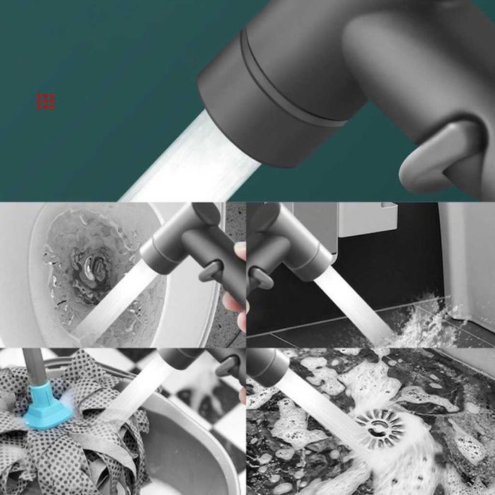 Душ комплект за тоалетна, двойно управление, изход 1 в 2 ъглов вентил