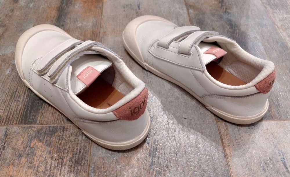 Детски Боси Кожени Маратонки Igor - Tennis Blanco- Rosa Pink, номер 32