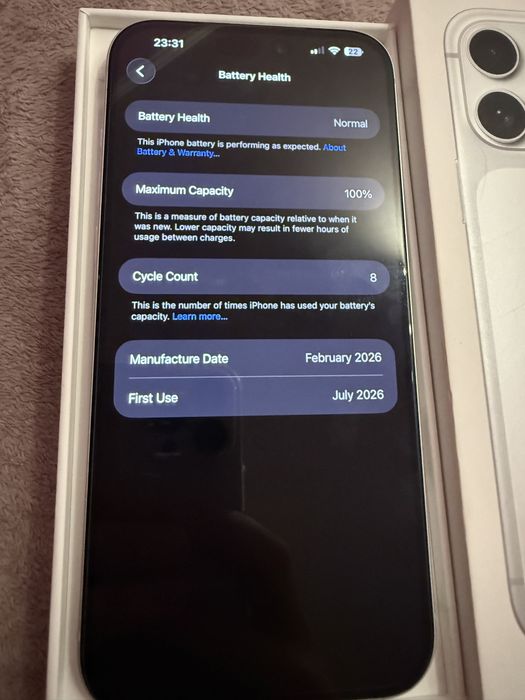 Iphone 17 Pro Max 100%