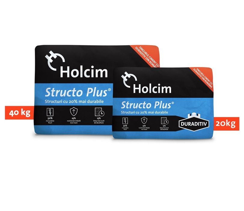 Ciment la sac si la palet