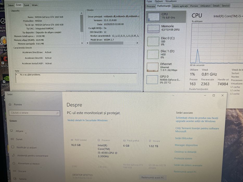 Vand pc gaming complet / schimb cu laptop sau iphone