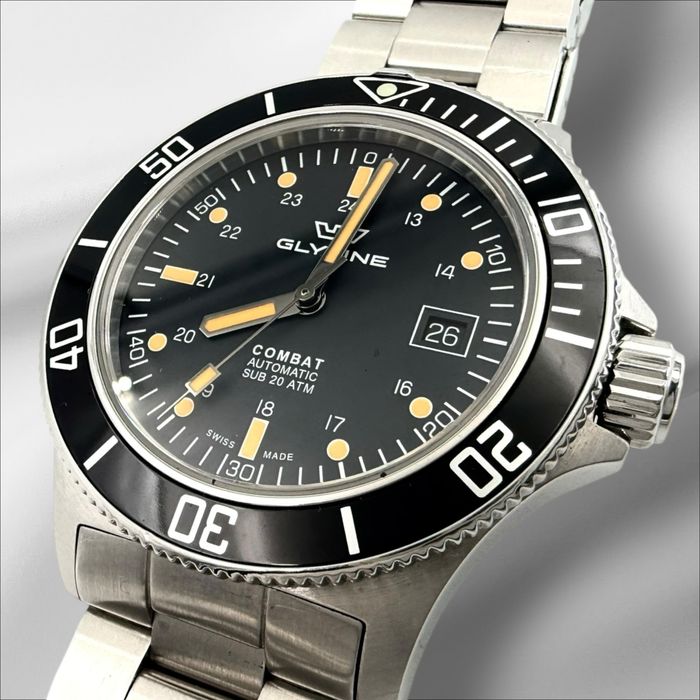 Glycine Combat Sub Automatic – Швейцарски дайвър часовник