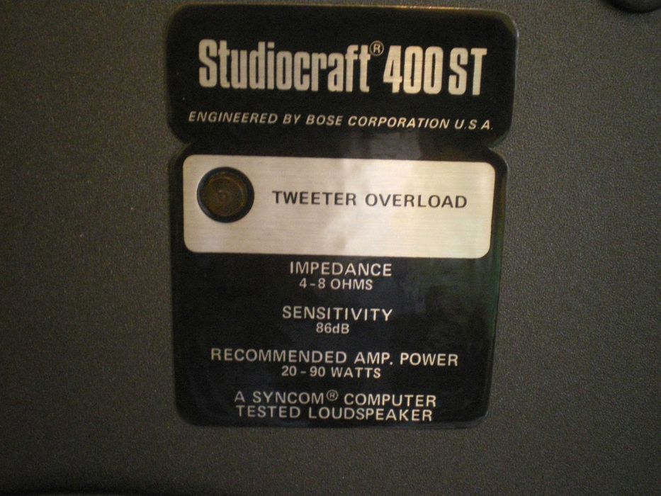 Тонколони Bose Studiocraft 400 ST