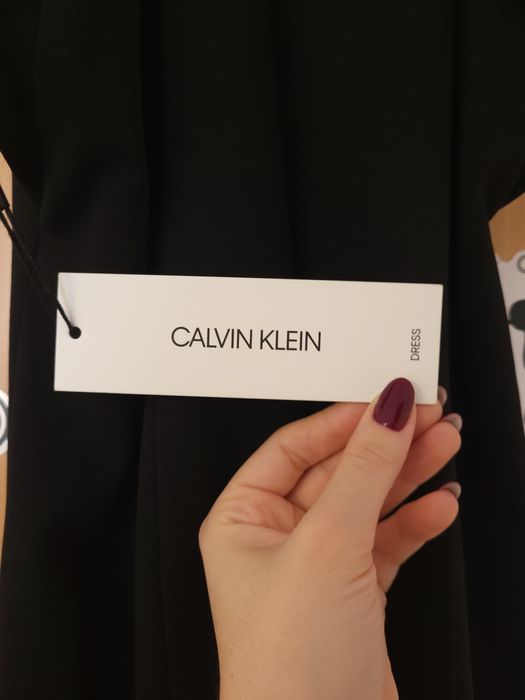 Rochie neagra Calvin Klein