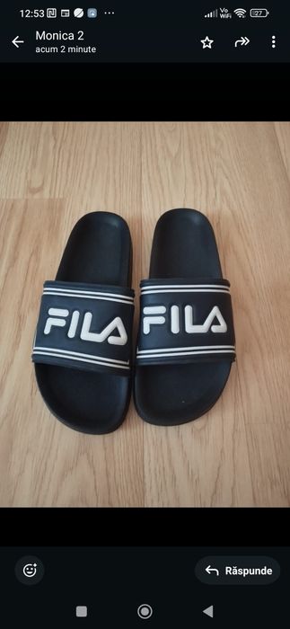 Papuci FILA nr. 36, disponibile 2 perechi