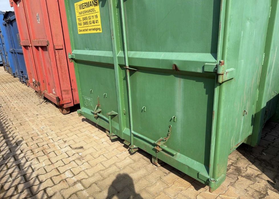 Container abroll kipper