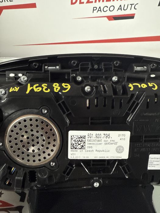 Ceas/Ceasuri Bord Virtual Cockpit Digitale Vw Golf 7