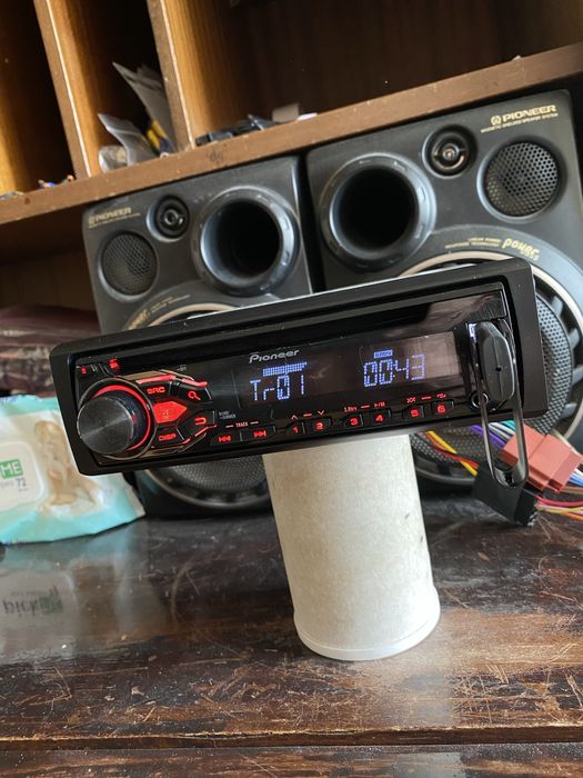 PIONEER deh-1800ub - 4X50W- USB AUX CD mp3 плеър за кола сд авто радио