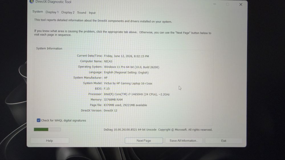 Laptop gaming HP Victus - i7 - rtx 4070 - 32gb