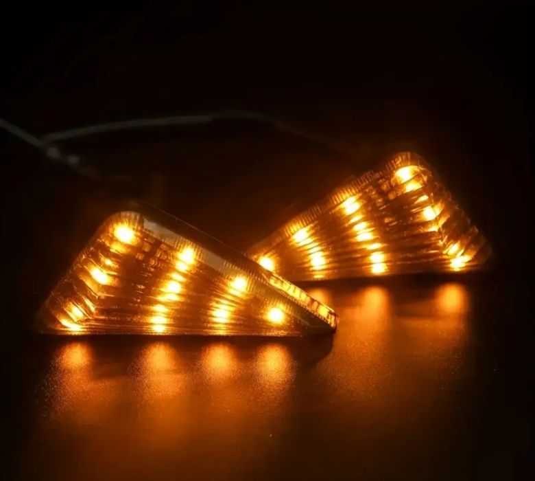 Лед мигачи за мотор,атв,утв триъгълни