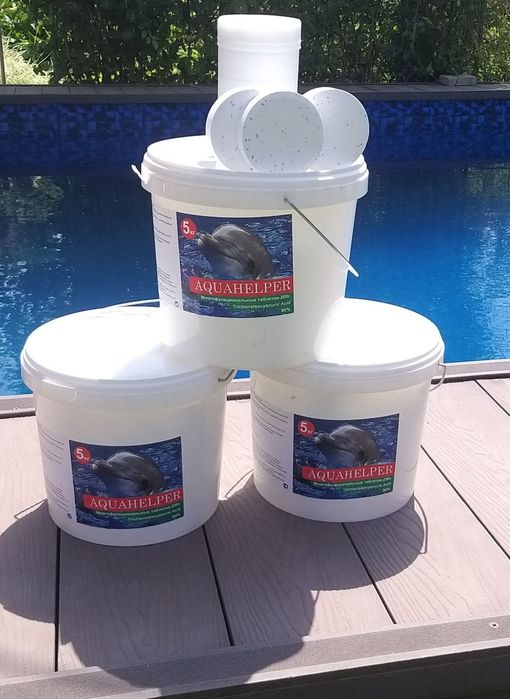 Хлорная таблетка для бассейна. Акция