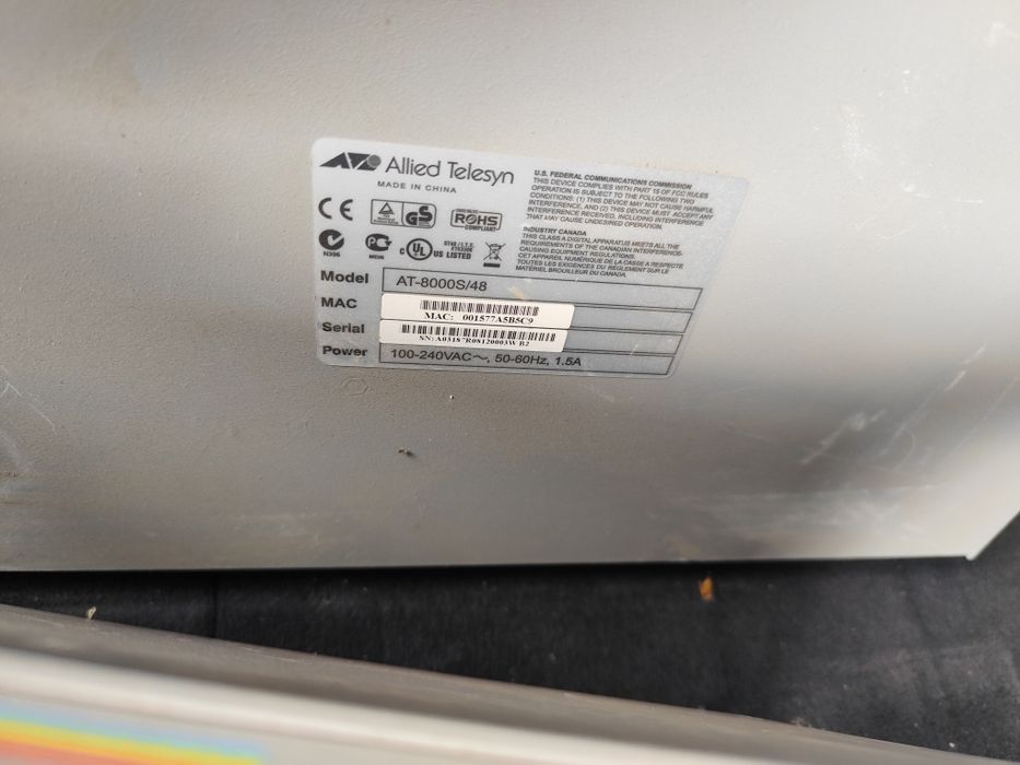 Switch Allied Telesis AT-8000S/48 , 2 x 10/100/1000TX, SFP combo