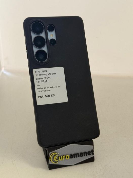 Telefon mobil Samsung Galaxy S26 Ultra, Dual SIM, 12GB RAM, -A-