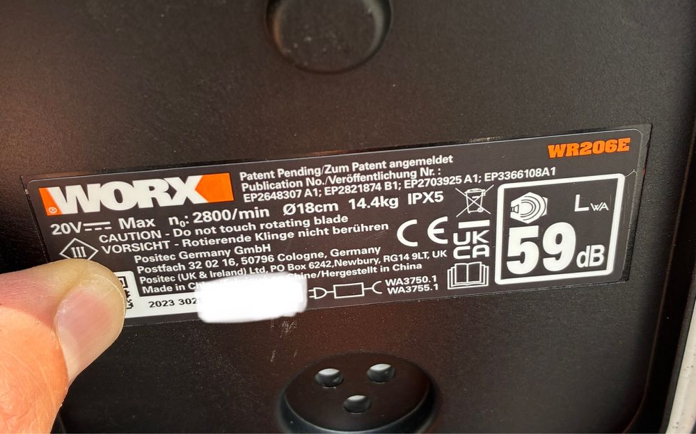 Worx Vision Landroid M600 Wr206e