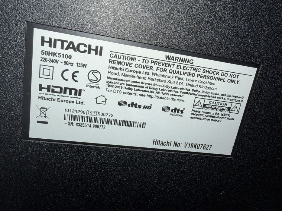 Телевизор Hitachi 50HK5100