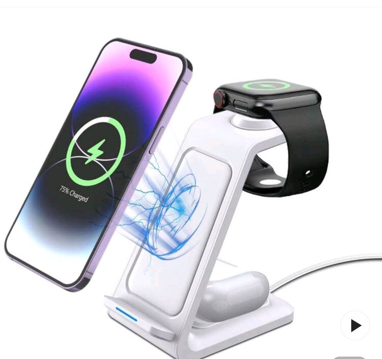 Безжично зарядно устройство за телефони и часовници