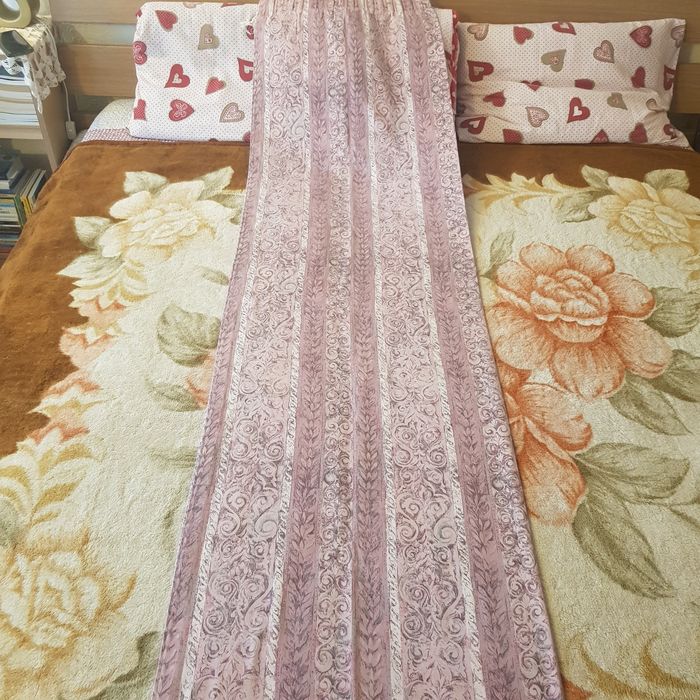 Draperie lungă,bumbac 100%,înălțime 215 cm×113 cm lățime,U.K.