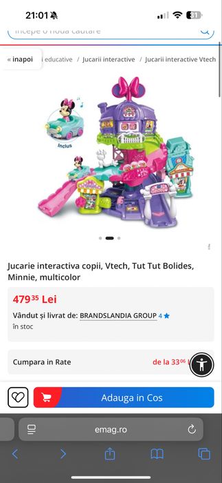 Vtech Minnie interactiv