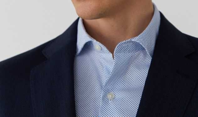 Sacou blazer slim 52 XL premium Vitale Barberis lana super 120's navy