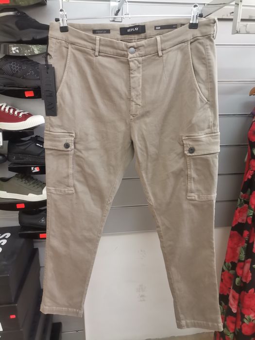 Оригинален панталон Replay Jaan cargo W36 нов мъжки карго долнище