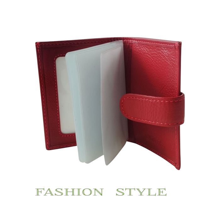 Калъф за документи и пари и книжни пари от естествена кожа