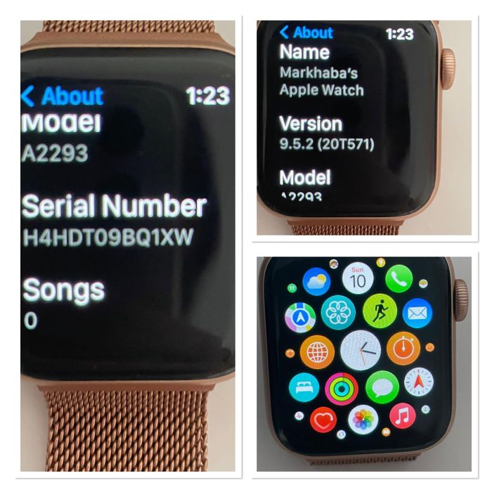 Apple watsh часы 9.5.2 модель A2293