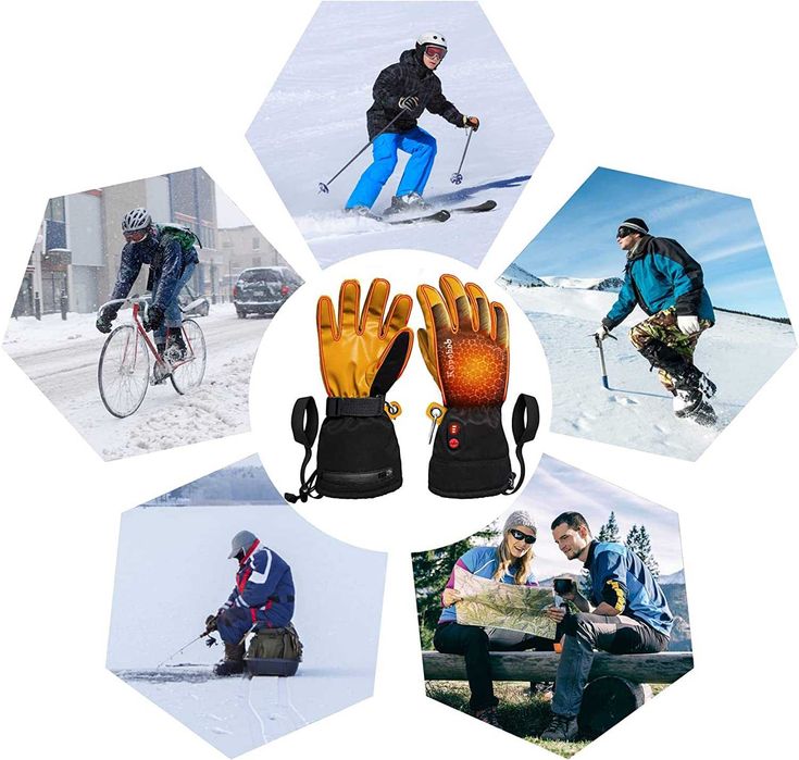 нагреваеми ръкавици за мъже (L)