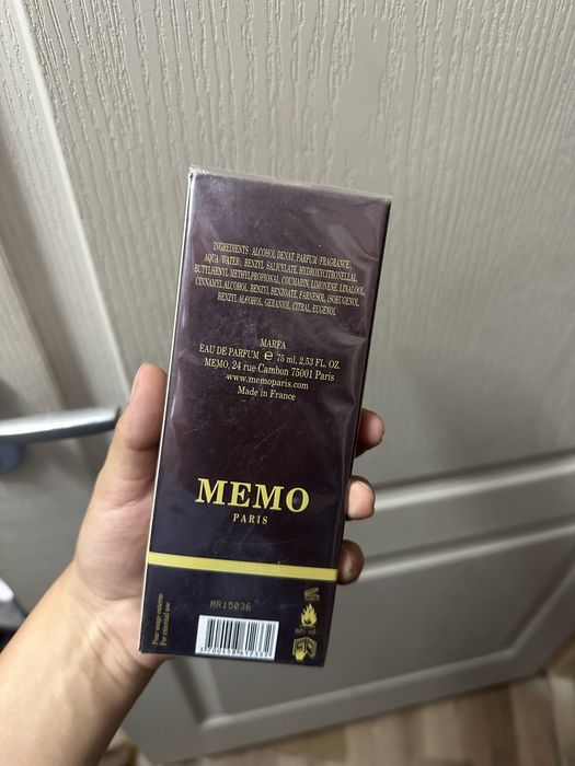 Marfa eau de parfum memo paris