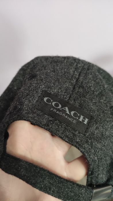 Оригинална COACH Fragrance Wool cap Вълнена шапка с козирка в отлично състояние