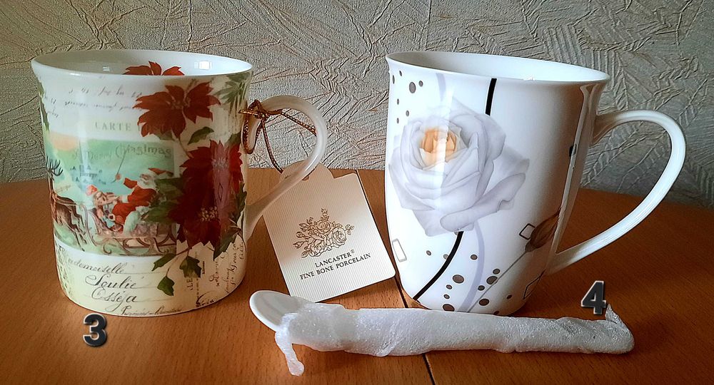 Различни видове чаши, нови