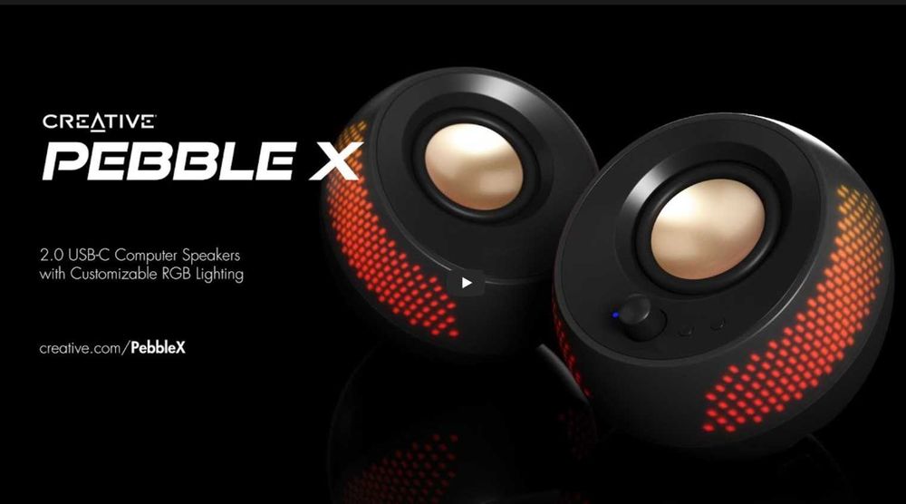 5 вида тонколони Creative PEBBLE PRO X PLUS Bluetooth Разопаковани Продукти с Гаранция